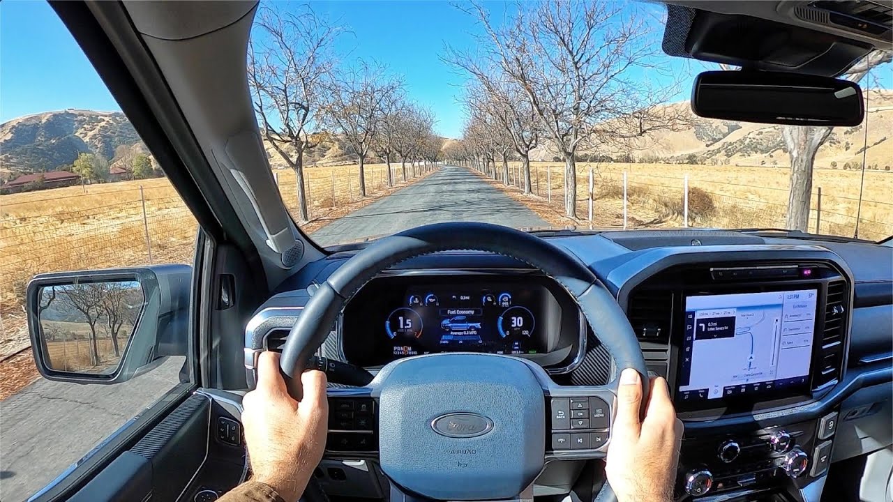 2021 Ford F-150 Powerboost Hybrid POV Test Drive (3D Audio)(ASMR)