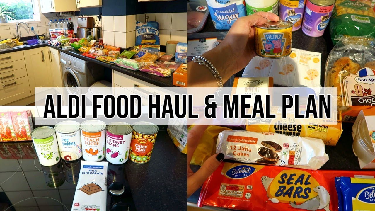 Aldi Food Shopping Haul & Meal Plan | Phoebe & Me