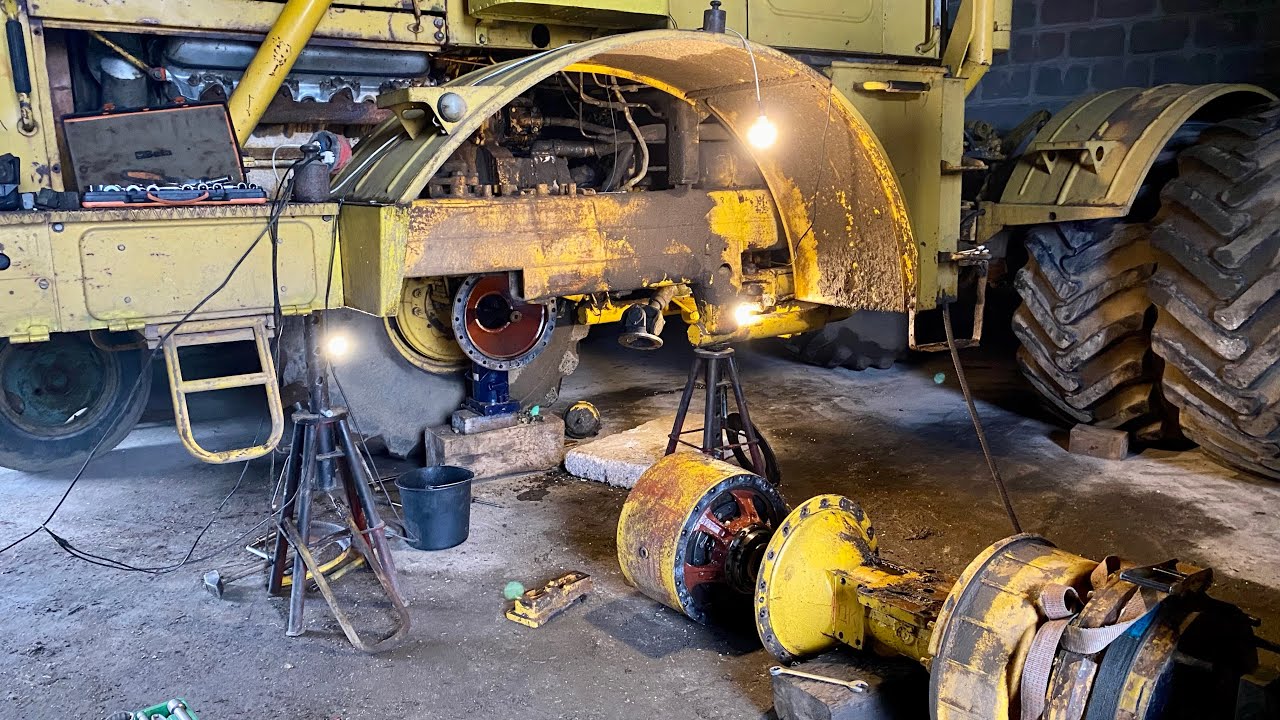 Kirowiec K700A nr 2 Przekładka przedniego mostu 🤯 + Silnik V8 Rolnik Łukasz