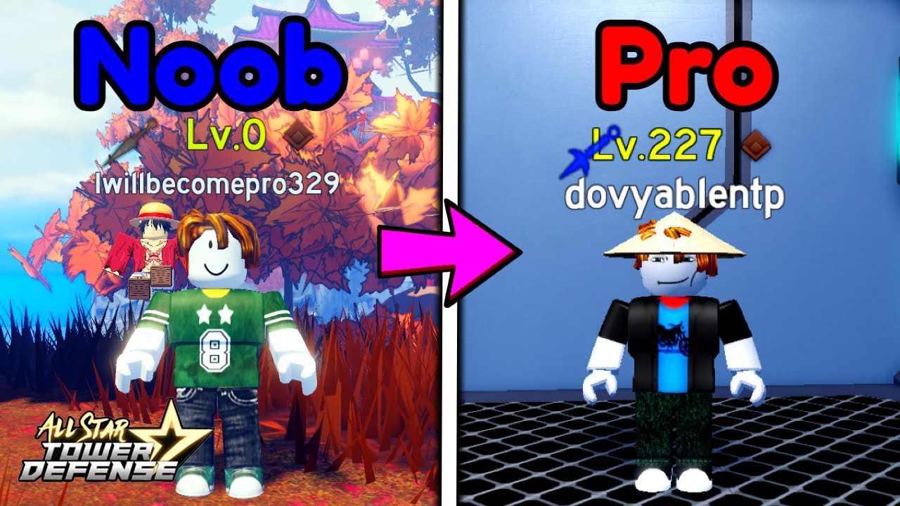 ASTD Noob to Pro Full Movie | All Star Tower Defense Roblox