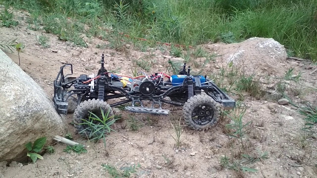 5 dollar 1000kv brushless motor in a crawler