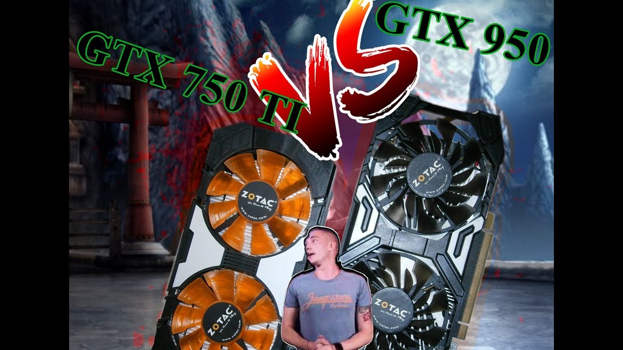 gtx950 vs gtx750ti 2gb compare test  (full hd)