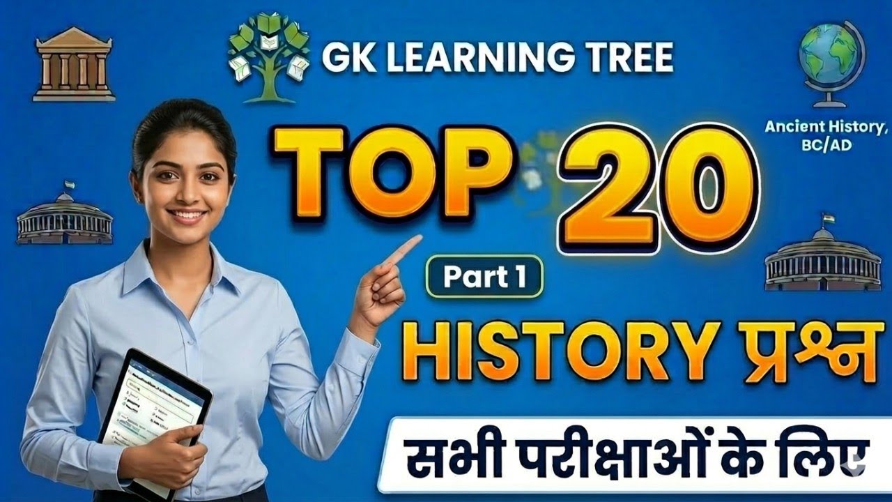 Kya aapko BC aur AD ka sahi matlab pata hai? 🤔 | History 20 MCQ|✅Target 2026: Bharat ka Itihaas MCQs