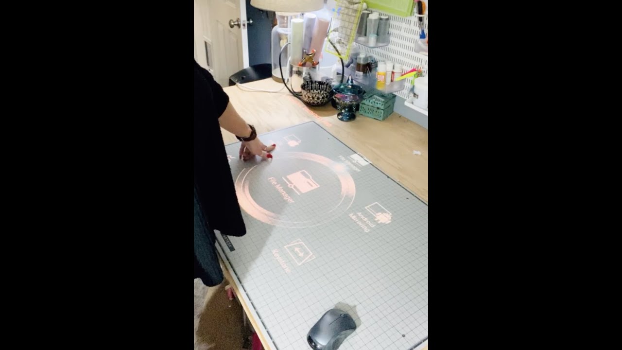 Using a projector for Cutting patterns