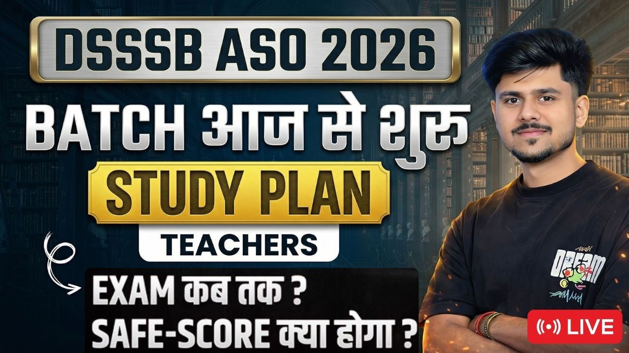 DSSSB ASO Vacancy 2026 | DSSSB ASO dsssb aso form fill up 2026 | ASO Exam Date & Detailed Syllabus