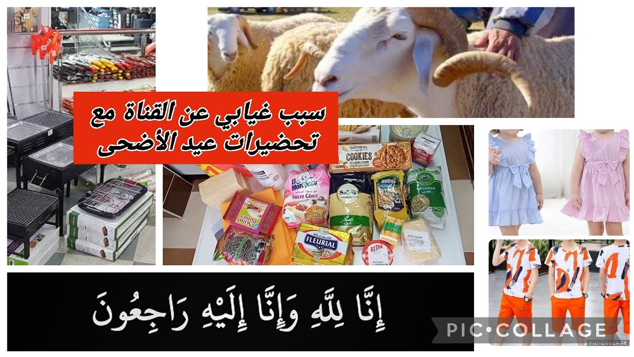 سبب غيابي عن القناة مع تحضيرات عيد الأضحى من قضيان و ملابس أطفال