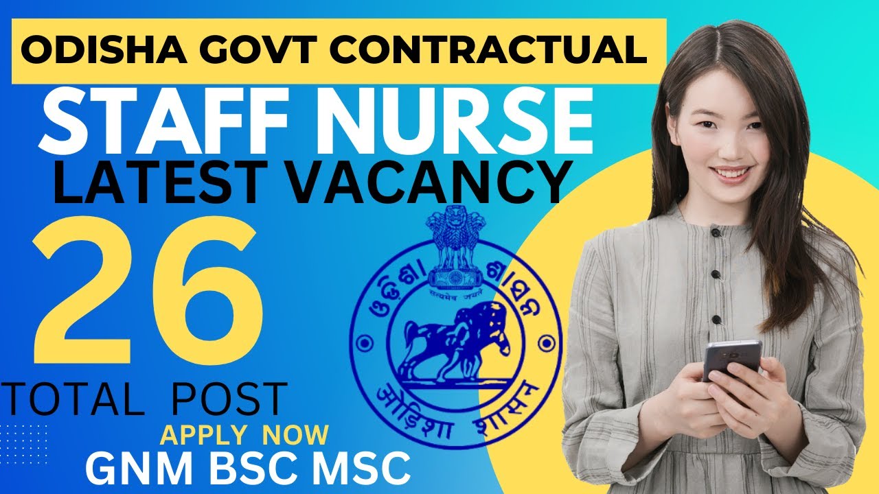 ODISHA GOVT CONTRACTUAL STAFF NURSE VACANCY 2022 FOR TELE MANAS