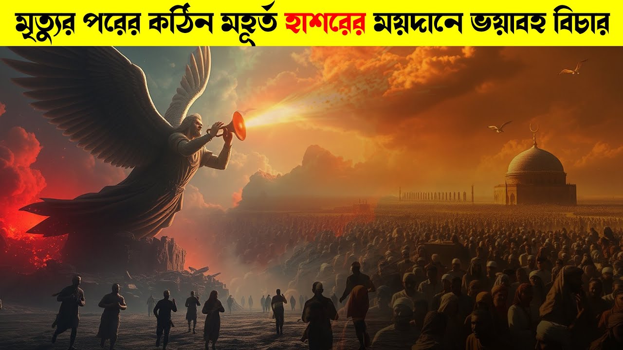 কিয়ামতের ভয়াবহ দিন! হাশরের ময়দানে মানুষের অবস্থা | ইসলামিক গল্প | Quran Hadis Bangla