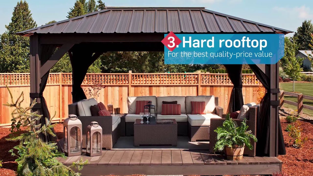 8 tips to choose the right gazebo layout