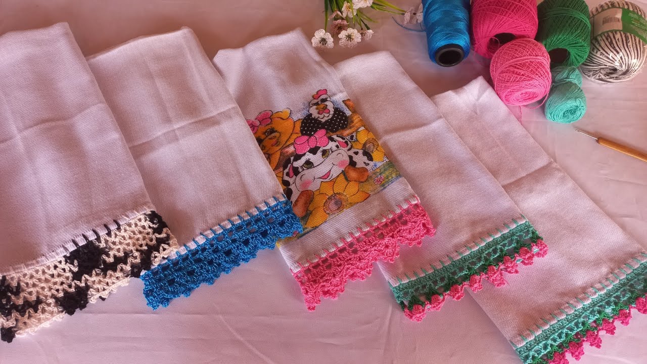oi minha gente vem ver minha primeira produção do início do ano de barradinhos em panos de prato 🥰😆