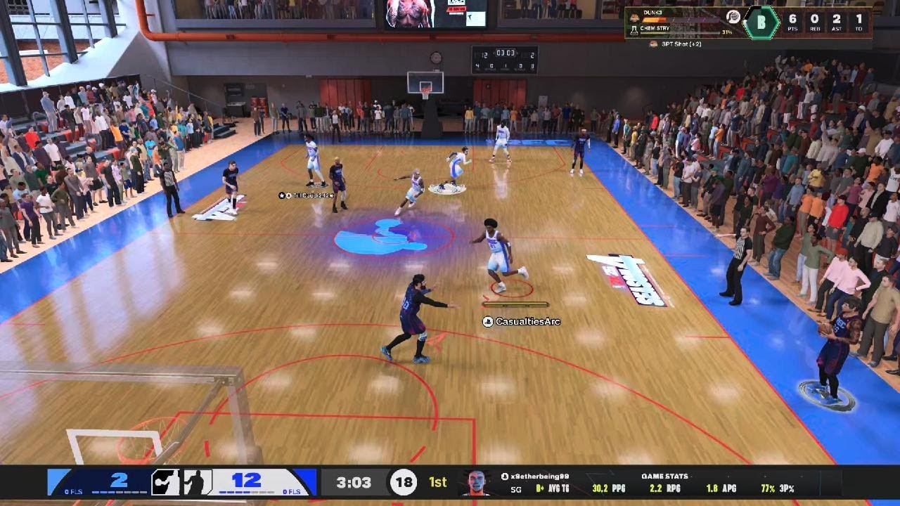 NBA 2K26 inside pg blowout random rec