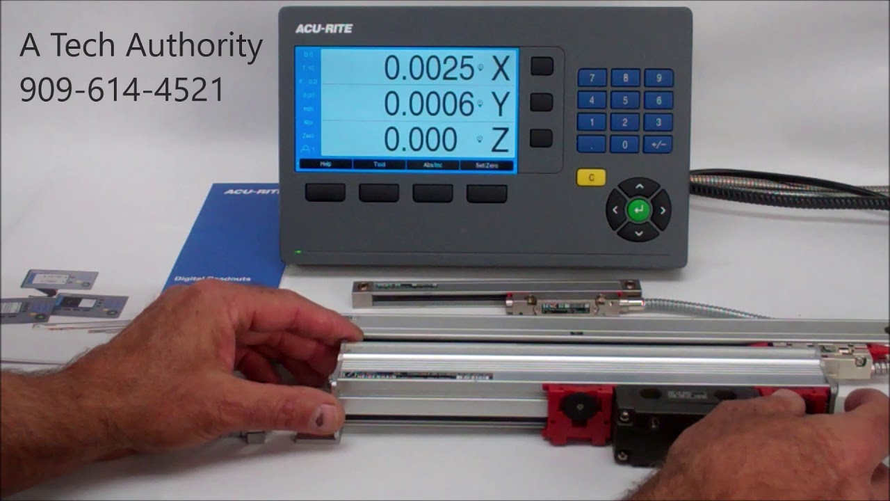 ACU-RITE DRO203 with HEIDENHAIN Scale