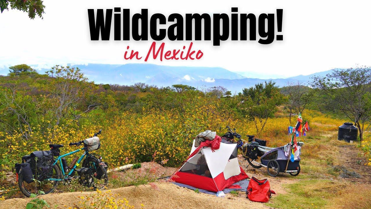 #176 Erstes mal Wildcampen! Mexiko Familien Radreise