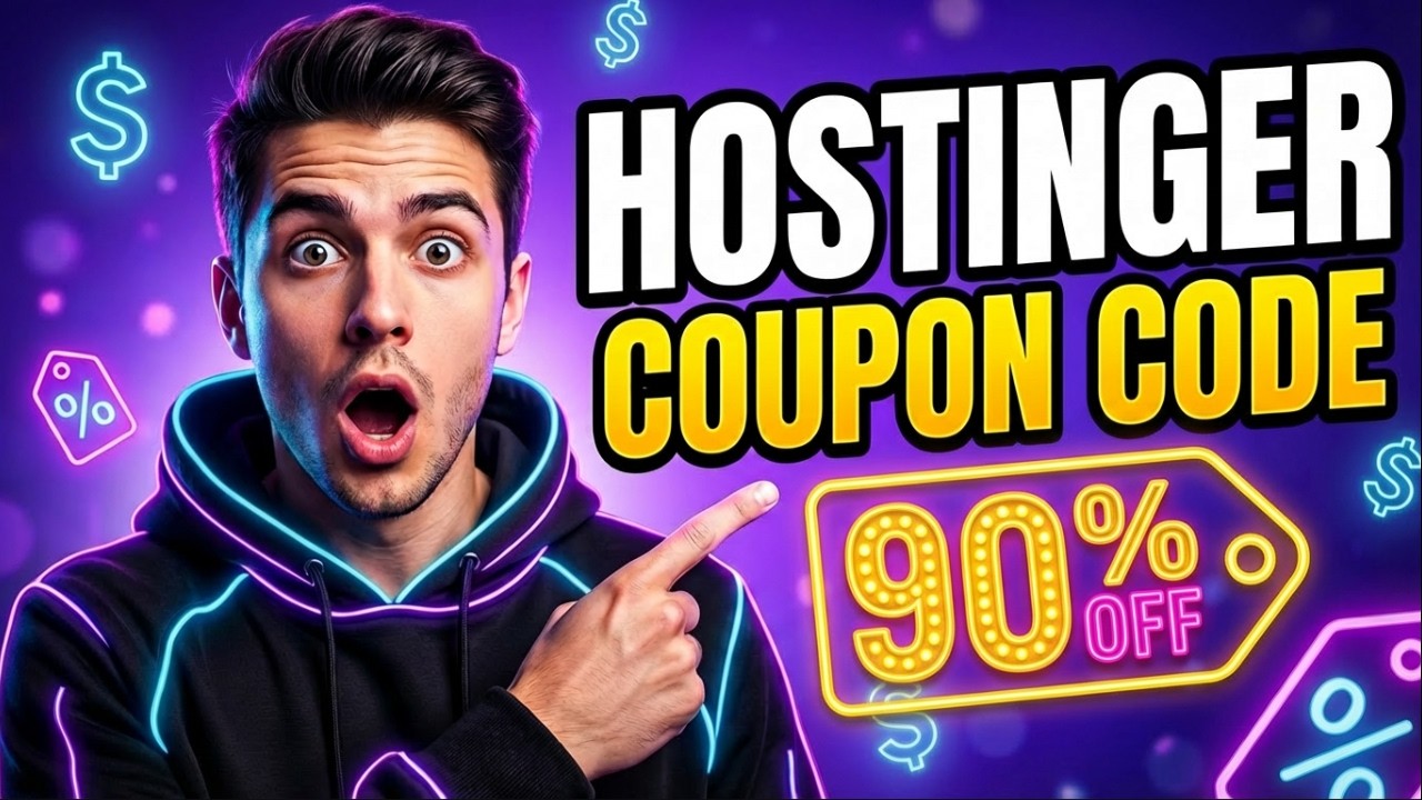 Hostinger Coupon Code 2026 💥 Huge Discount (90% OFF)
