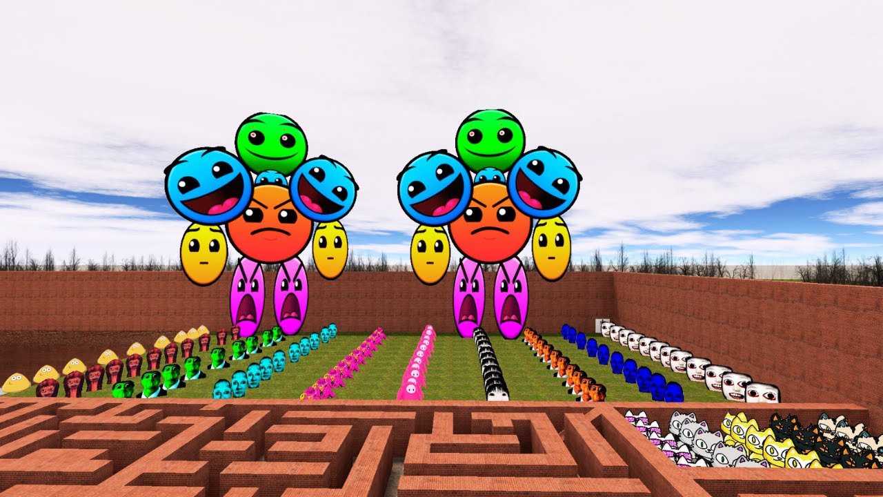 GMod Big Maze Sandbox Long Gameplay | Endless Exploration in Garry’s Mod