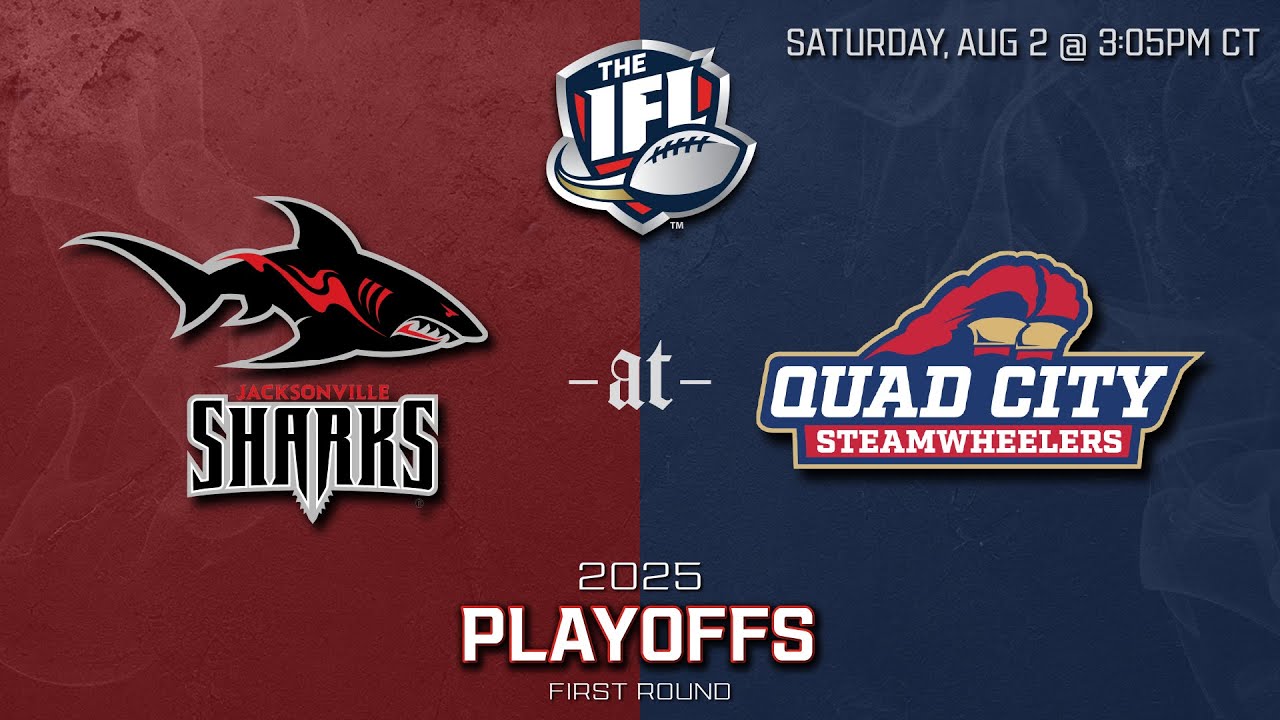 Live Look-In: Jacksonville Sharks at Quad City Steamwheelers