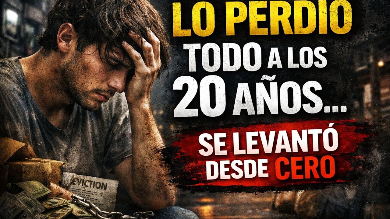 Lo perdido todod a los 20 años... se levantó desde cero.