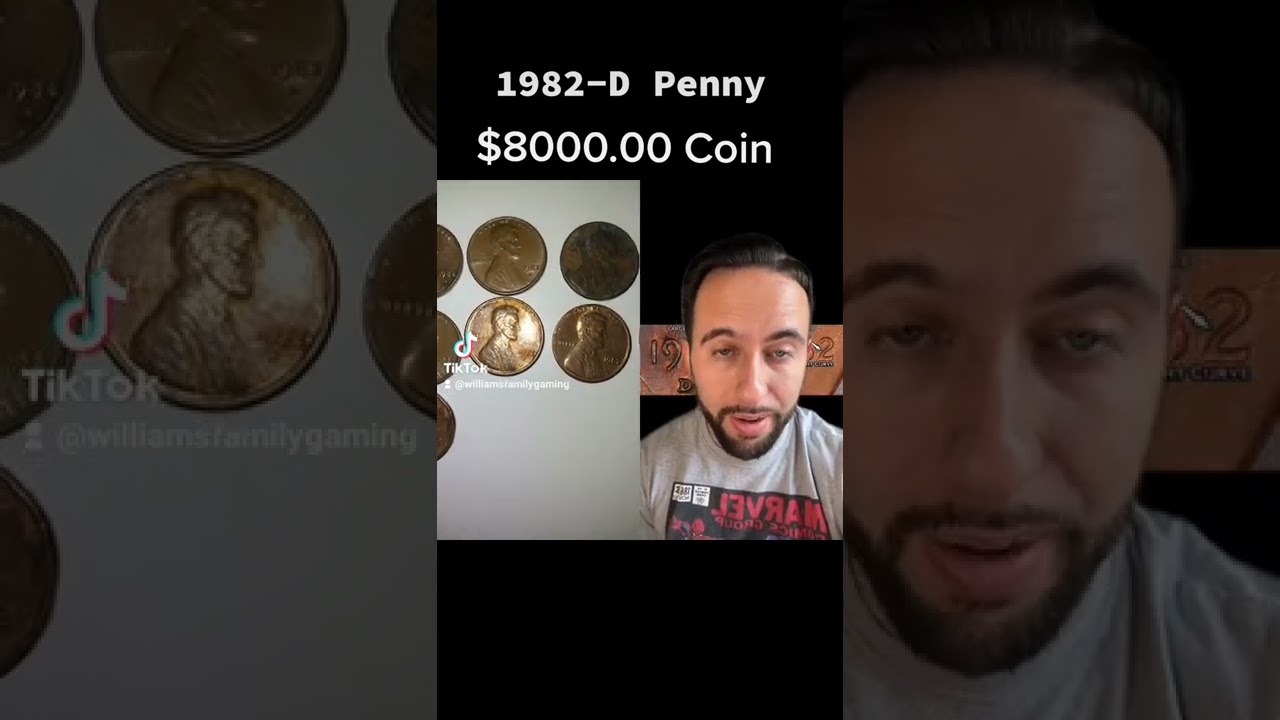 1982-d penny worth money #shorts #ad #wmsclips #coin #money #numismatics #coins #gold #silver #hobby