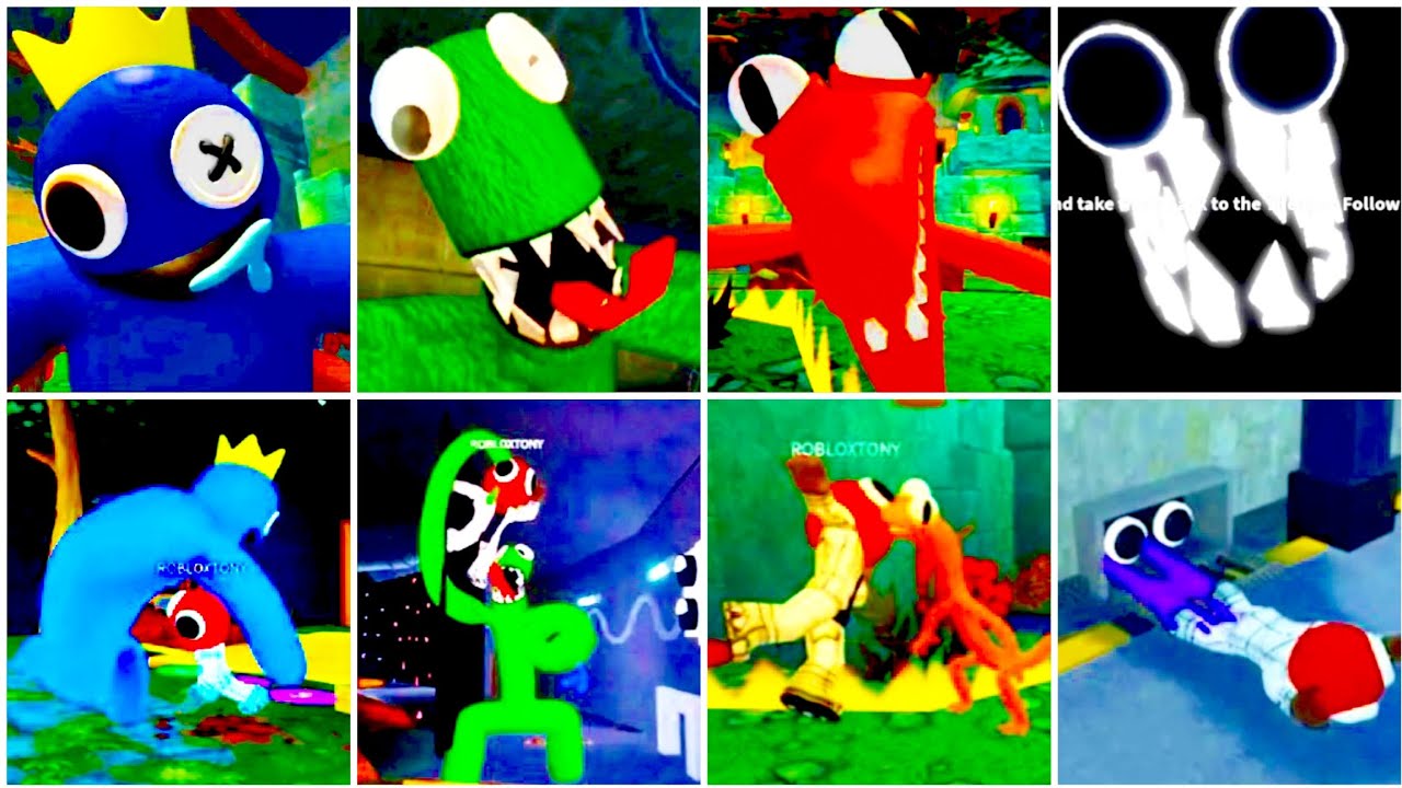 All rainbow friends 3rd person jumpscares original