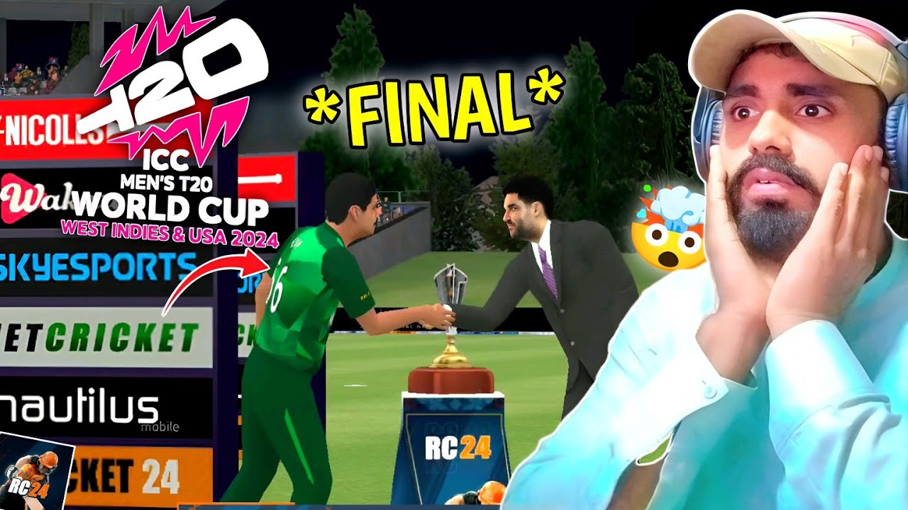 THE FINAL IS LOADING😮 PAKISTAN VS AUSTRALIA | T20 WORLD CUP 2024 | RC24 GAMEPLAY IN HINDI URDU