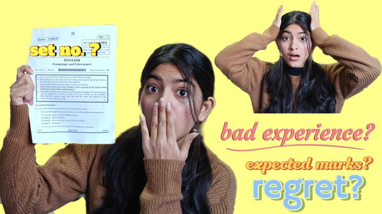 ENGLISH BOARD EXAM EXPERIENCE🤯 | CBSE 10TH GRADER | MUST WATCH🔥