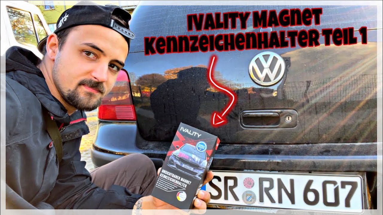 Golf 4 Bekommt einmal IVALITY Magnet Kennzeichenhalter Teil 1/2 | MyHood  ⭐️