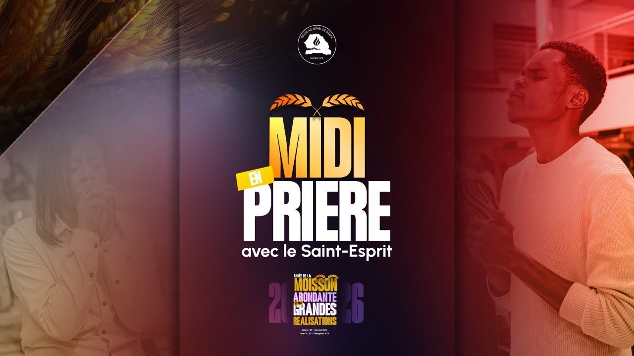 MIDI EN PRIERE AVEC LE SAINT-ESPRIT || 09/03/2026