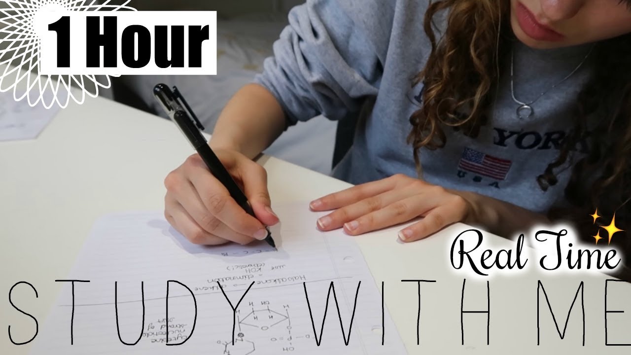 Real Time Study with Me - Exam Season ✍️ Motivation to Revise for 1 Hour