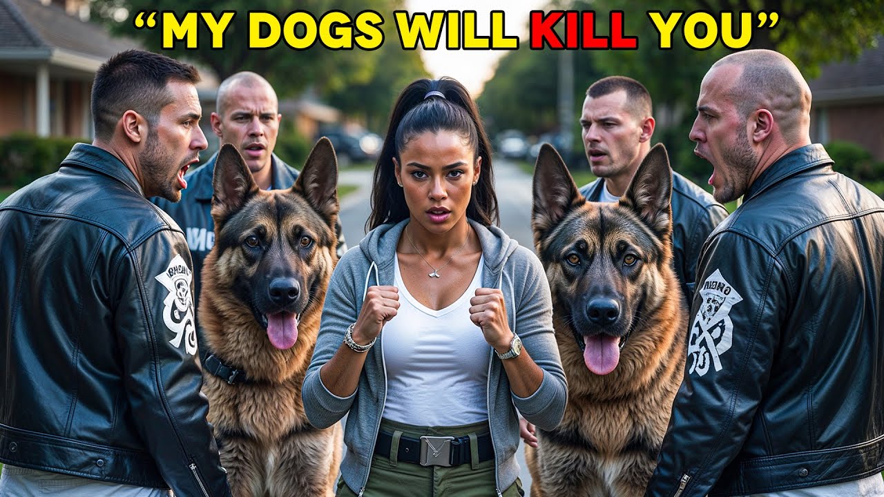 Racist Gang Attacks Black Woman, Unaware Her Dogs Are Ex-Military