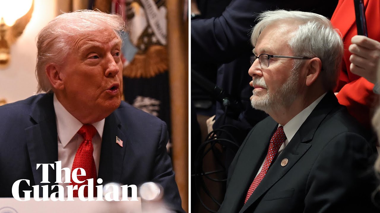 'I don't like you either': Trump chides Australian ambassador Kevin Rudd at White House meeting