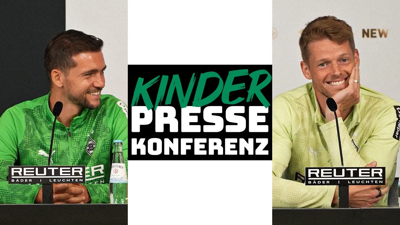 Stöger & Omlin roasten sich bei Kinder-PK 🎙️😀