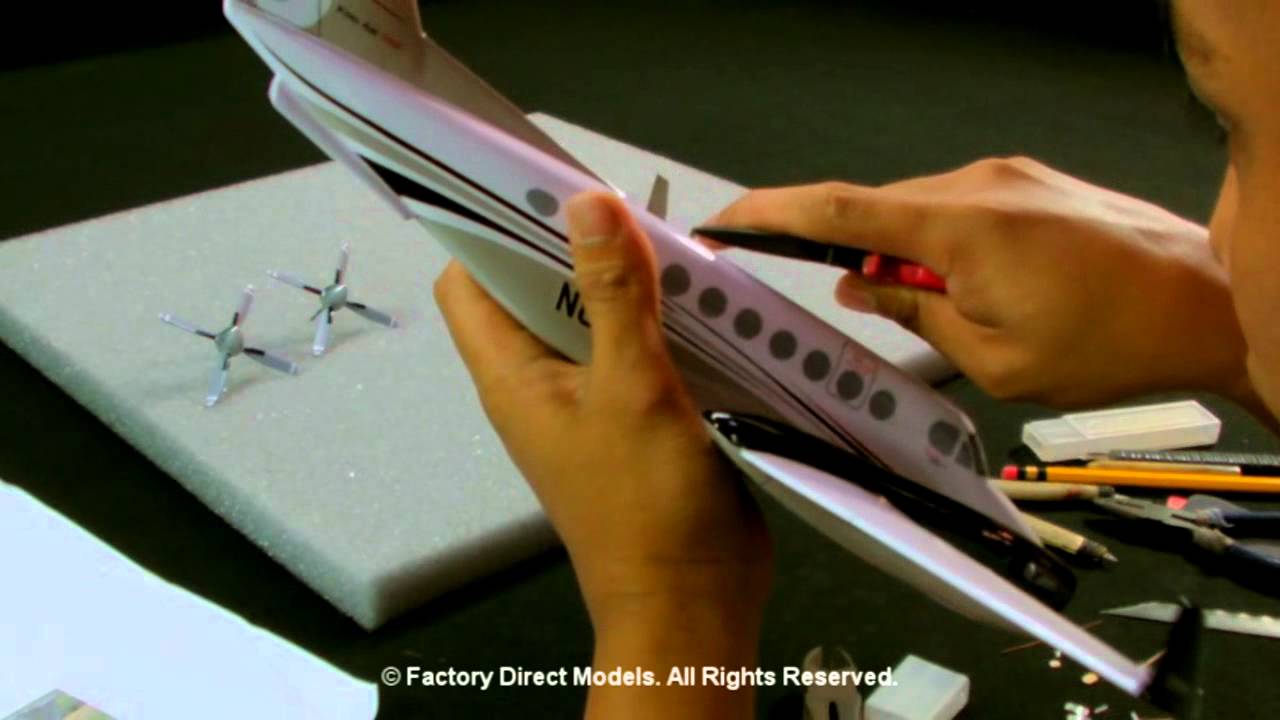 How it works: The custom aircraft scale model order process