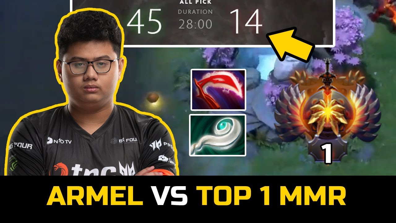 WHEN SEA TOP 1 MMR MEETS TNC ARMEL - TOTALLY STOMPED DOTA 2