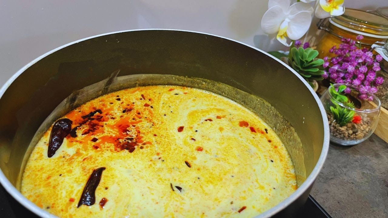 Mango Moru Curry Kerala Style | Easy Mambazha Pulissery | Moru Kachiyathu (Without Coconut)