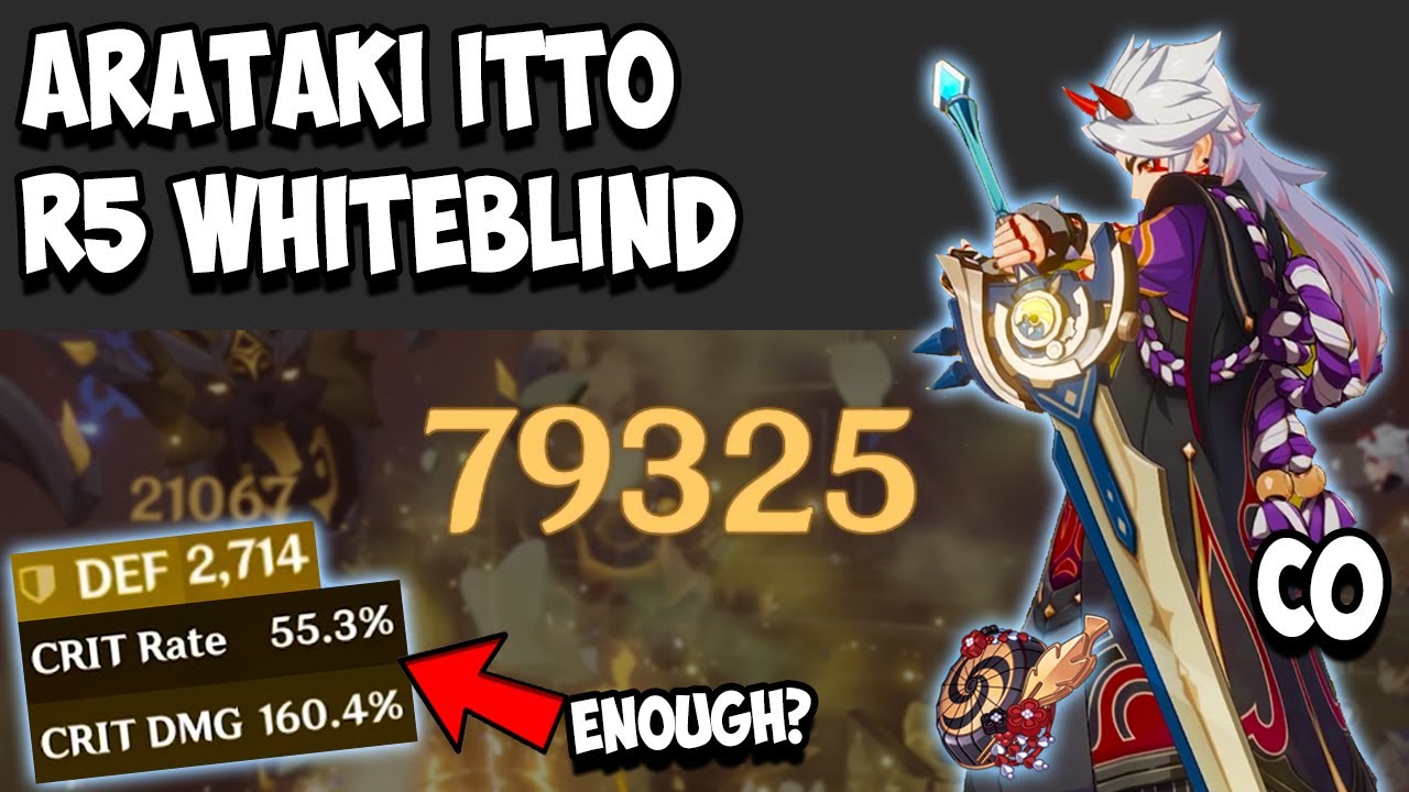 Arataki Itto R5 Whiteblind (F2P Weapon) - Genshin Impact
