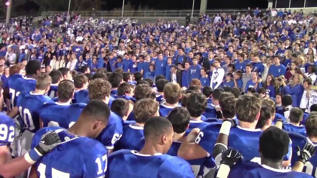 Jesuit players and crowd sing emotional Alma Mater after win over Rummel: Video