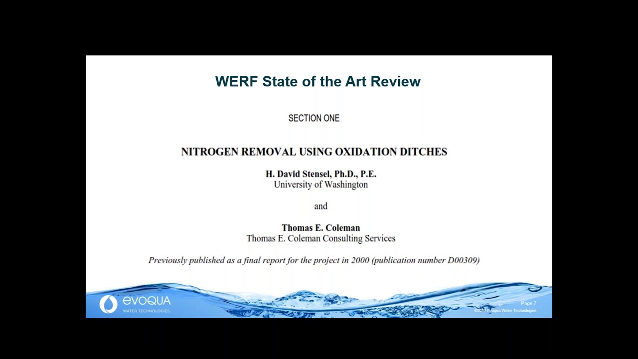 The Modern Oxidation Ditch. We Are Not Just Going in Circles!
