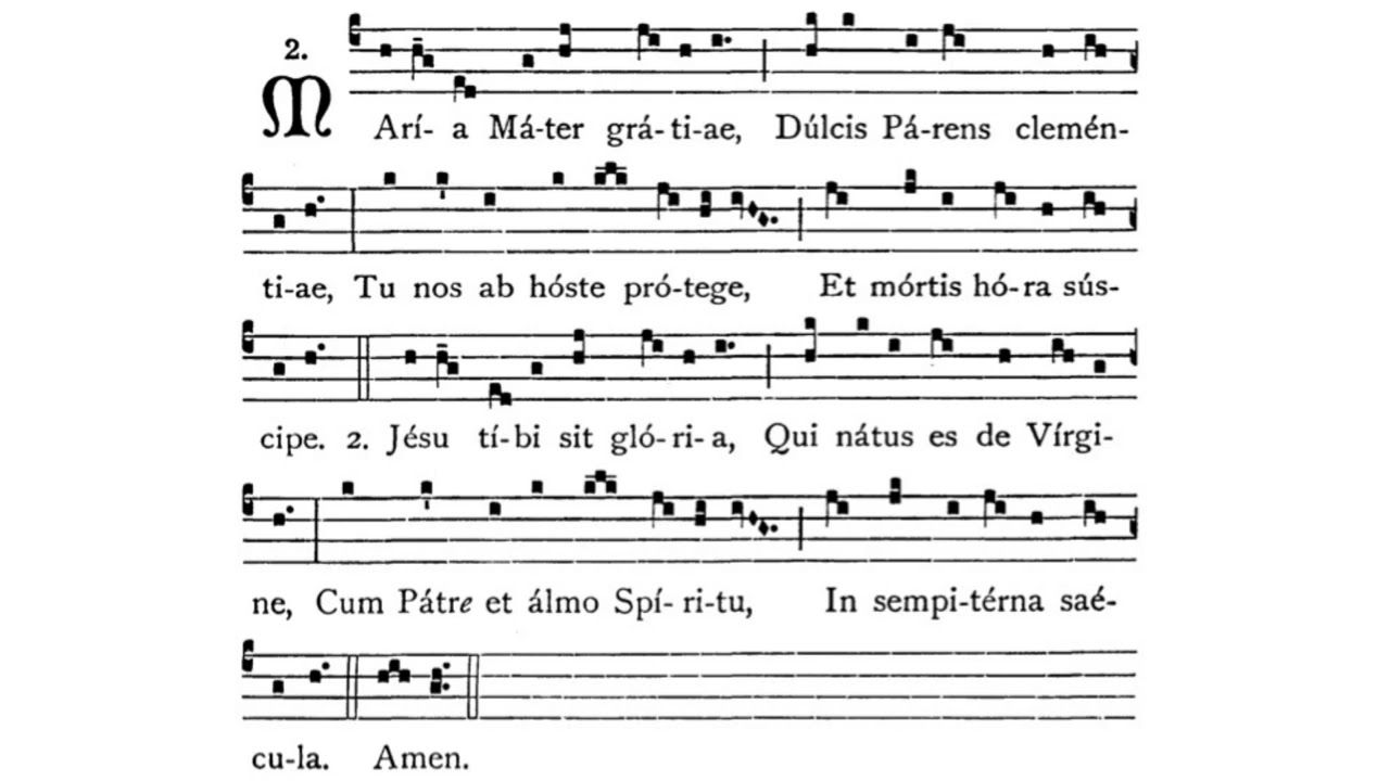 Gregorian Chant - Julian D. Jankowski - Maria Mater Gratiae (Hymn)
