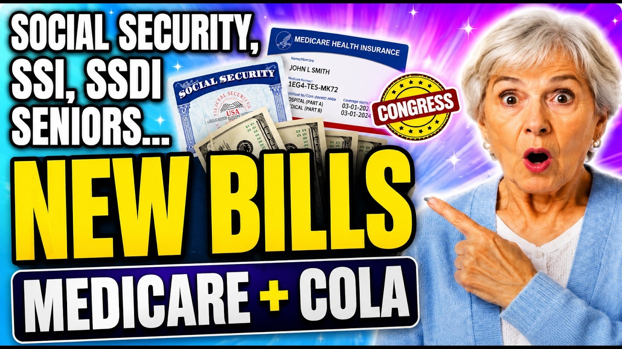 Social Security Update! | 5 NEW Bills Seniors Need To Know (SSI, SSDI, Medicare)