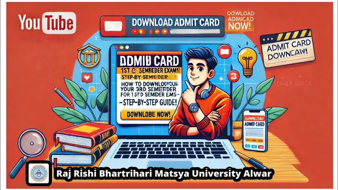 #RRBMU How to Download Your Admit Card for 1st & 3rd Semester Exams