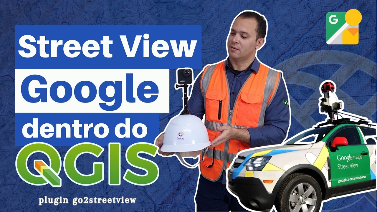📍 Como usar o Street View do Google dentro do QGIS (plugin go2streetview)