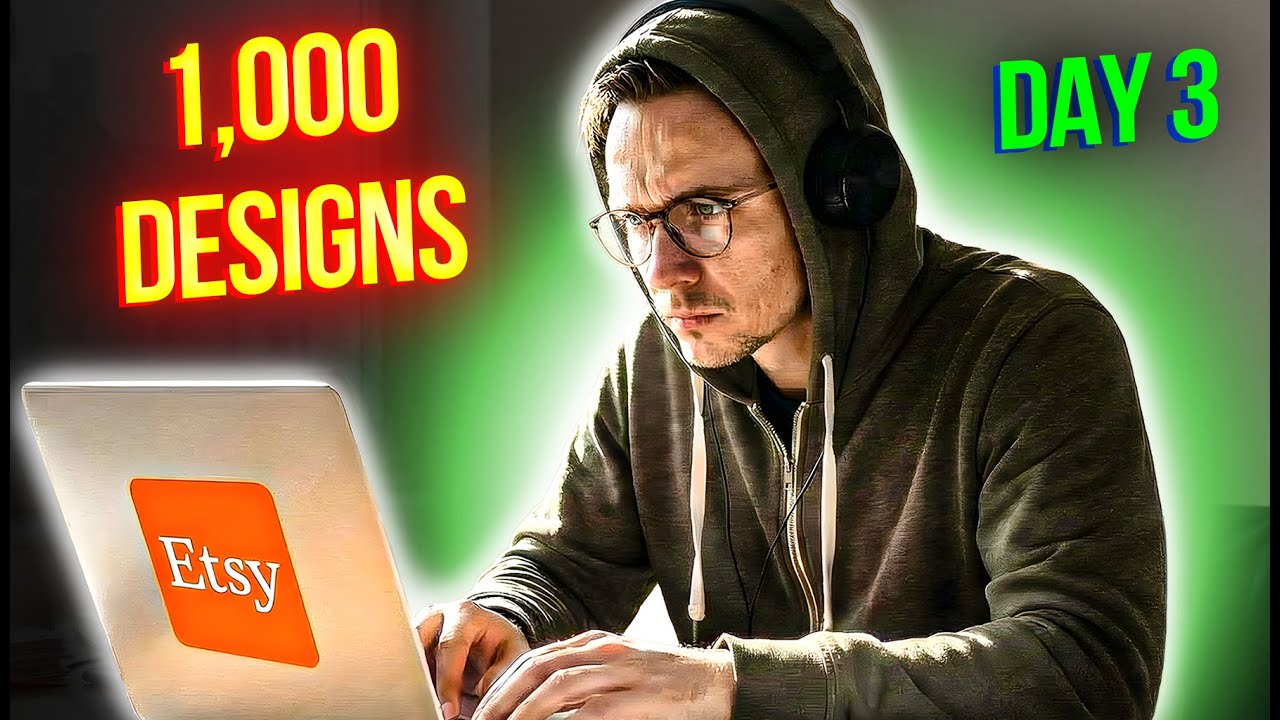Day 3: I’m Giving Away 1,000 Etsy Designs to Resell | MOCKUPS | 34 out of 1000