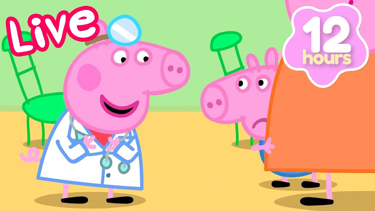 🔴 LIVE! Peppa Pig's Learning Adventures! 🍦 Peppa's Playgroup: Little Learners 🐷 Kids Cartoons