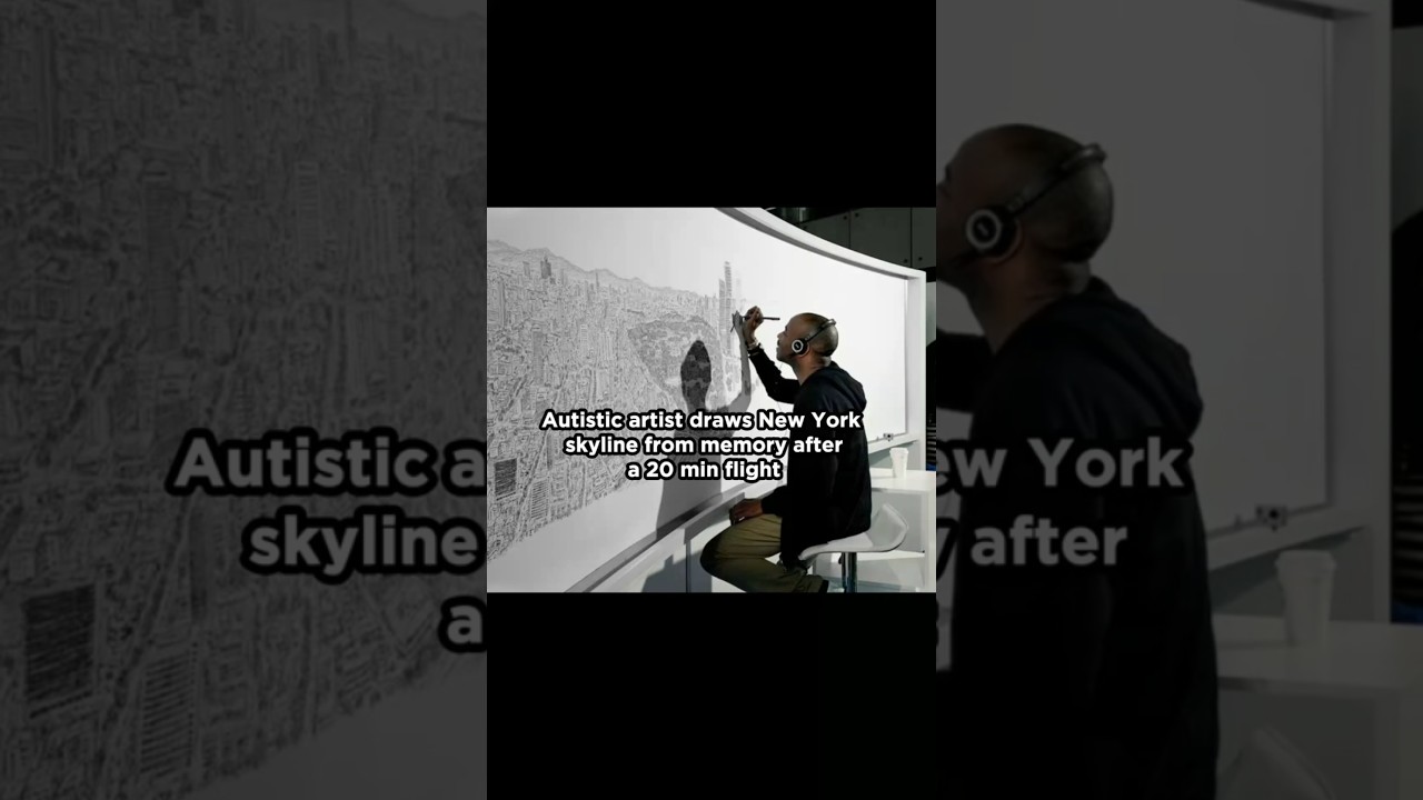 Stephen Wiltshire: The Artistic Genius Who Drew New York Skyline from Memory #art #sketch #autism