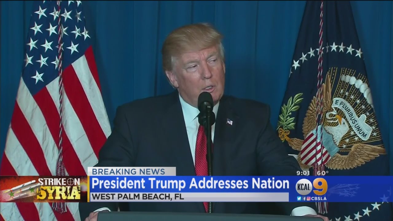 U.S. Launches Missile Attack On Syria Airbase