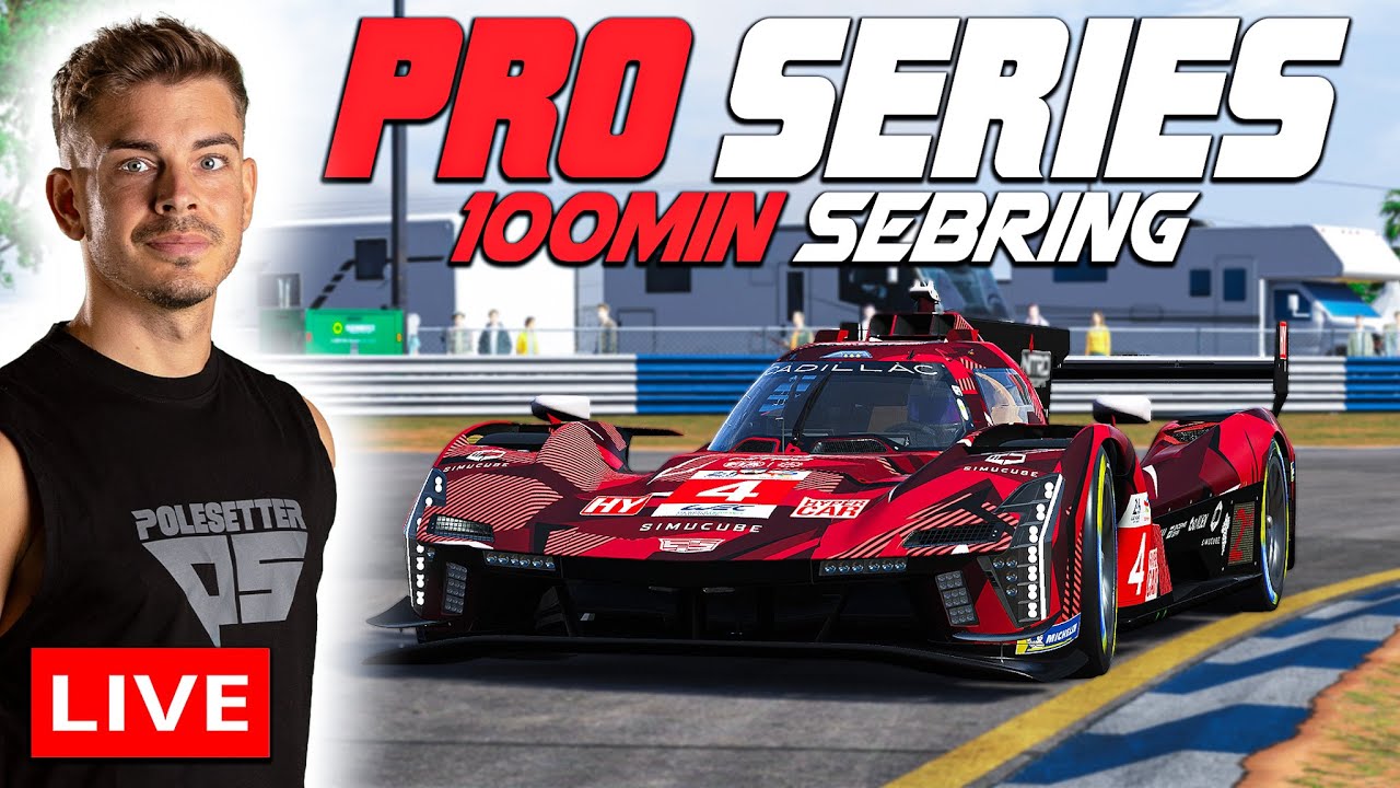 Das wird ein absoluter Multiclass HÄRTETEST | SimVerse LFM Pro Series - 100 Min Sebring | Mabix LIVE