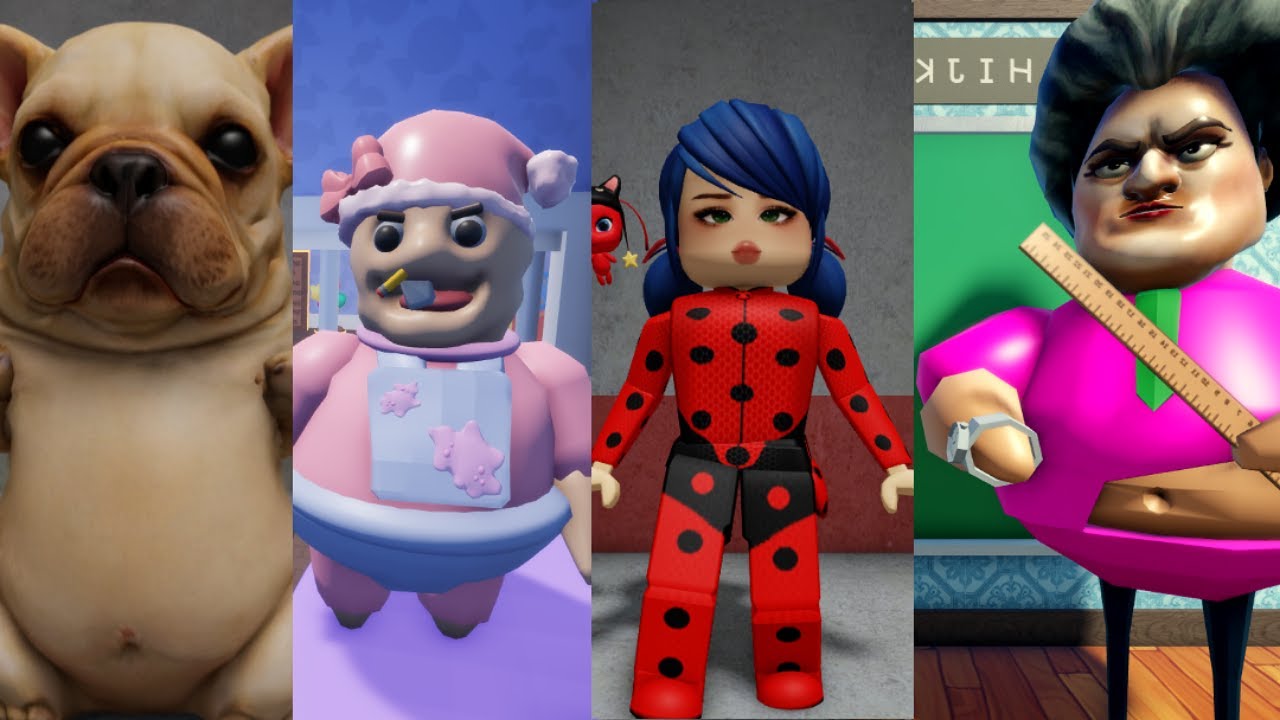 Roblox Escape All Jumpscares, GIRL BABY DAYCARE ESCAPE, RUN FROM RED GIRL, SCARY TEACHER SCHOOL