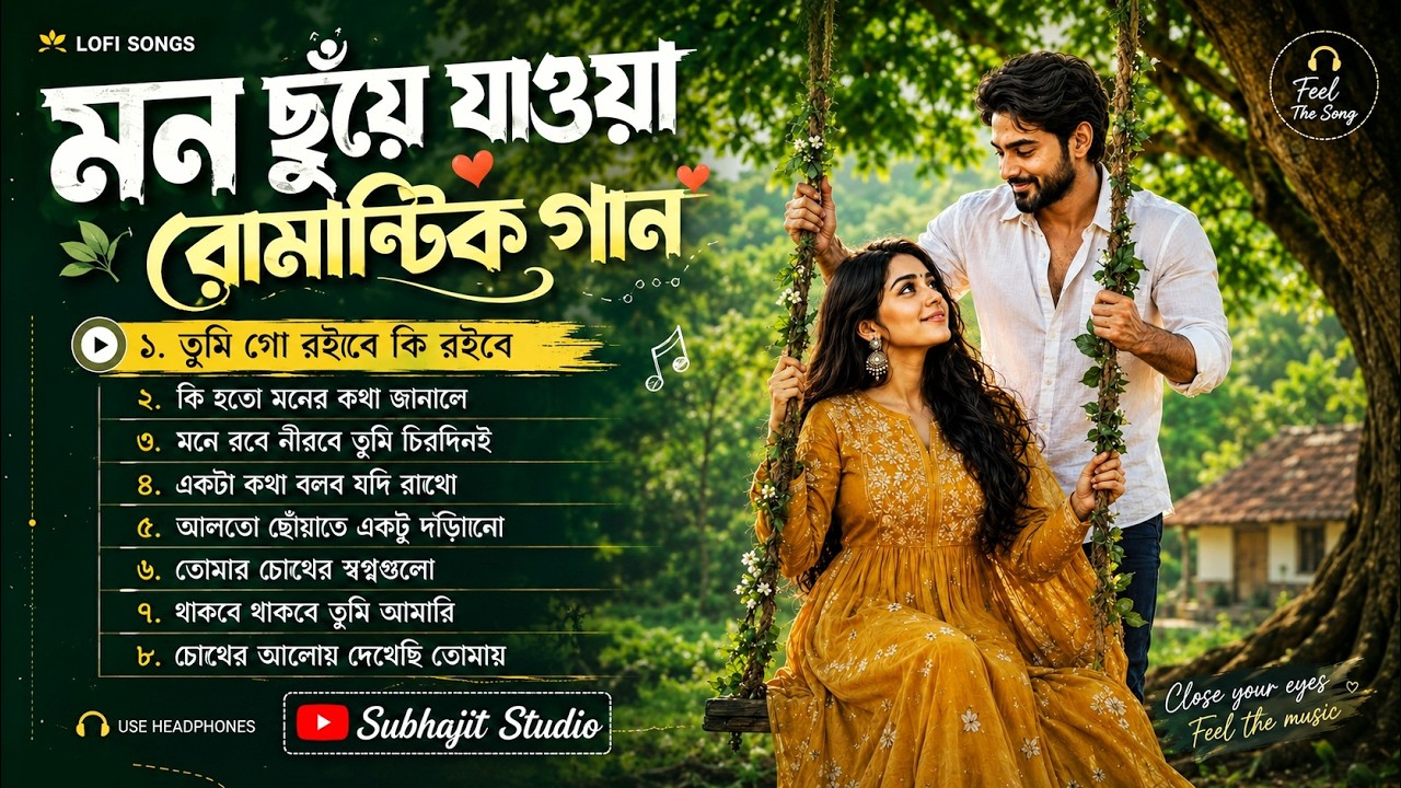 মন ছুঁয়ে যাওয়া রোমান্টিক গান | Nonstop Bengali Lo-Fi Songs | Bangla Cover Song | Subhajit Studio
