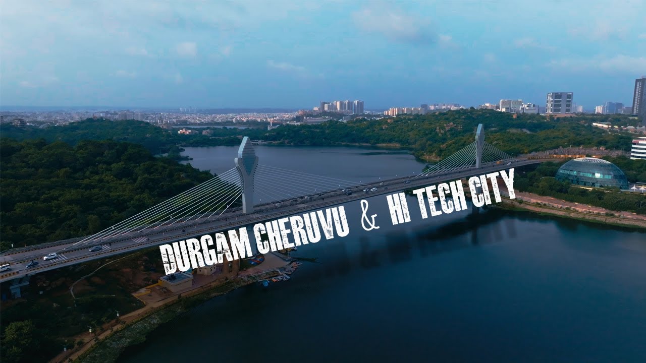 Telangana | Durgam Cheruvu & Hitech City | Sahachari Flymore | #durgamcheruvubridge  #hitechcity