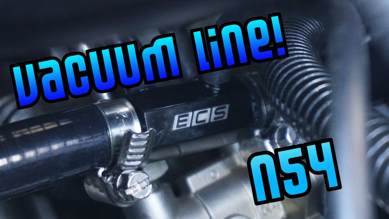 ECS Tuning N54 Vacuum Line Relocation! Less Engine Bay Clutter!! - E92 335i
